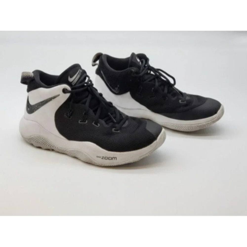 Nike Zoom Rev 2017 Black White Basketball Shoes 852423-001 Youth 6.5 / Men’s 6